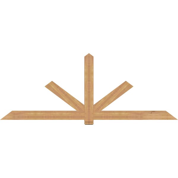 Ekena Millwork Kennewick Timber Gable Bracket, Western Red Cedar, 108"W x 40"H x 1 1/2"D x 5 1/2"F, 9/12 Pitch GBW108X40X0206KEN00SWR - main